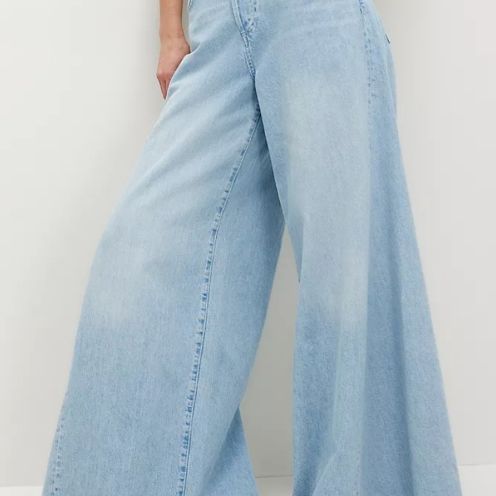 We The Free Light Blue Wide Leg Jeans 29 S